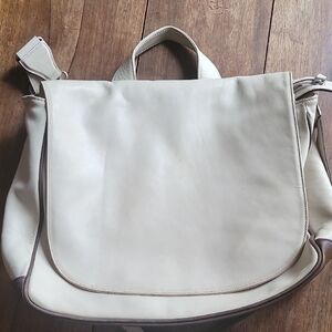 Elegant Cream Laptop Bag for Women